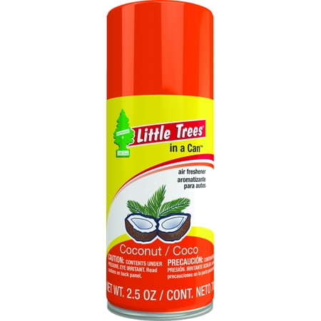 Little Trees in a Can Air Freshener Spray Coconut Fragrance 2.5 oz.