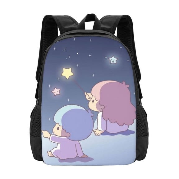 Little Twin Stars Backpack Unisex College Bookbags Laptop Travel Backpacks Business Large Capacity Adult Bags
