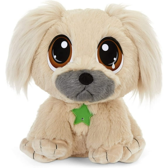 Little Tikes Rescue Tales Adoptable Pets Pekingese, Interactive Stuffed Animal Plush Toy, Electronic Pet Dog with Doghouse, Wags Tail, Puppy Sounds, Pet Toy for Kids Girls Boys Ages 3 4 5+