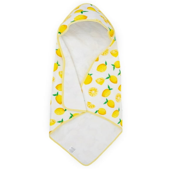 Little Unicorn Hooded Baby Towel - Baby Bath Essentials - Lemon