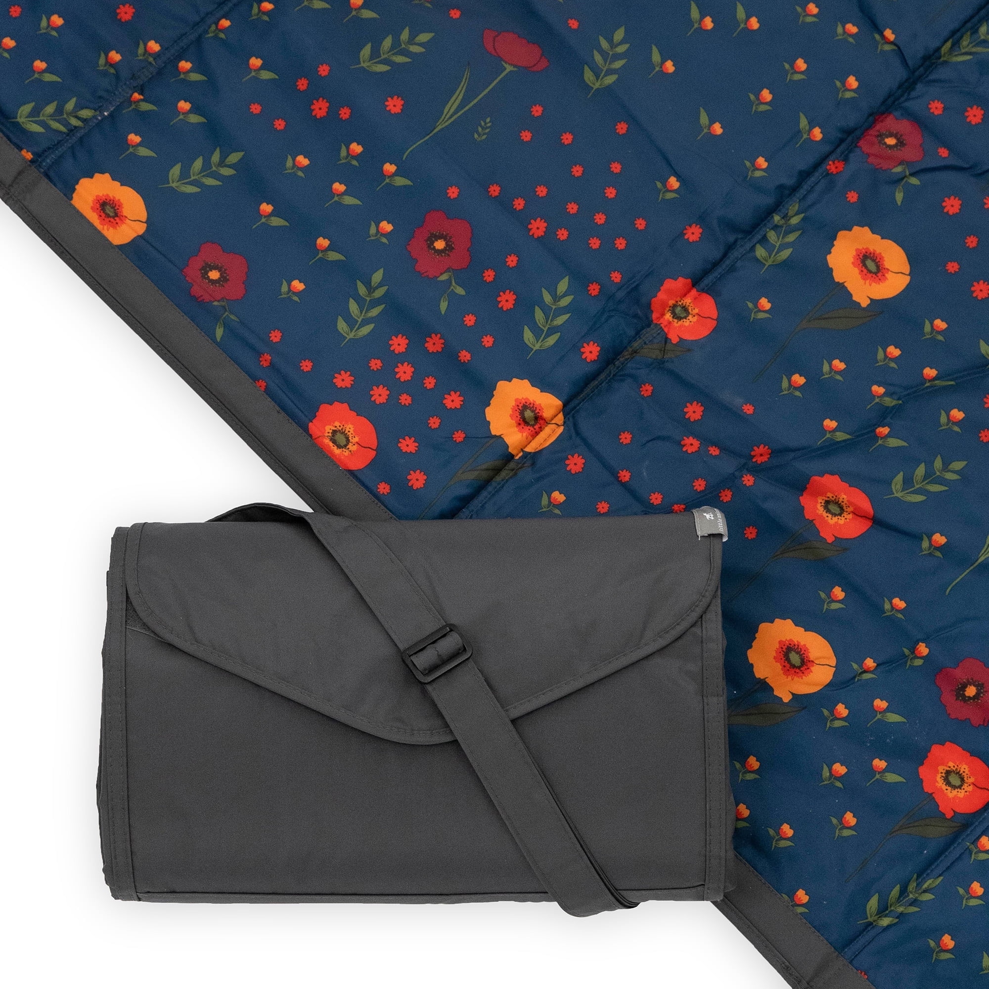 Little Unicorn Outdoor Picnic Blanket 5x7 Midnight Poppy