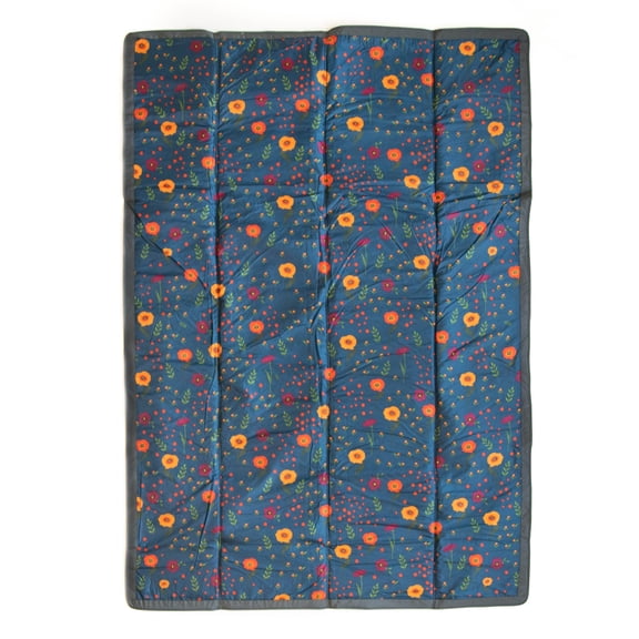 Little Unicorn Outdoor Picnic Blanket 5x7 Midnight Poppy