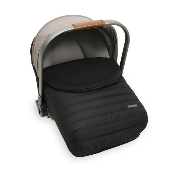 Little Unicorn Weather Resistant Winter Car Seat Cover, Universal Fit & Easy to Use with Included Travel Bag (Black)