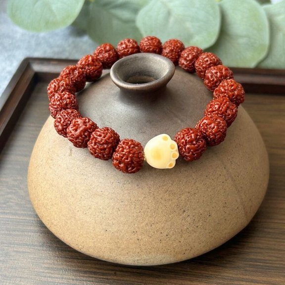Little Vajra Bracelet Diamond Bodhi Beads Patron God Buddha Bead Bracelet Buddhist Prayer Jewelry for Men Women