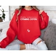 thumbnail image 1 of Little Valentine Coming Soon Valentines Day Pregnancy Announcement Sweater, Valentine Pregnancy Sweatshirt, Valentines Baby Announcement SWEATSHIRT All Size S-5XL, 1 of 5