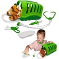 thumbnail image 1 of My Little Vet Basket Tiger Toy from Deluxebase. Animal Doctor Kit for Kids. Pretend Play Pet Carrier Tiger Toys with Vet Doctor Set. Cute Gifts for Girls and Boys. Ideal Kids Party Favors, 1 of 7