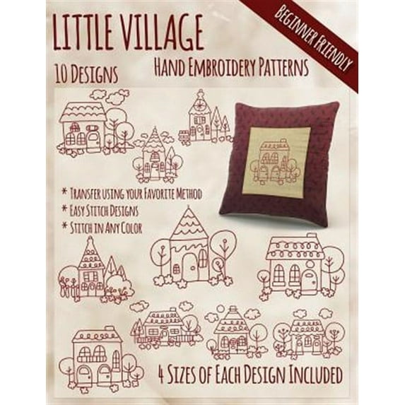 Little Village Hand Embroidery Patterns (Paperback)