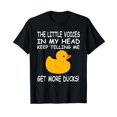 thumbnail image 1 of Little Voices Get More Ducks Funny Rubber Duck T-Shirt, 1 of 5
