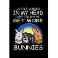 thumbnail image 1 of Little Voices In My Head Keep Telling Me Get More Bunnies: Funny Animal Collection (Paperback), 1 of 1