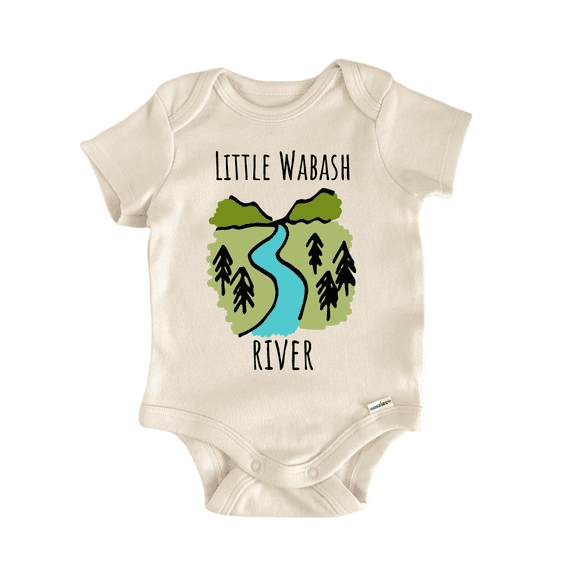 Little Wabash River - Baby Bodysuit