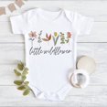 thumbnail image 1 of Little Wildflower Baby Bodysuit, Baby Girl Outfit, Boho Baby Girl Clothes, Flower Baby Outfit, Boho Baby Clothes, Baby Shower Gift Girl Cute Baby Onesie, BABY BODYSUIT LAT 4424, 1 of 3