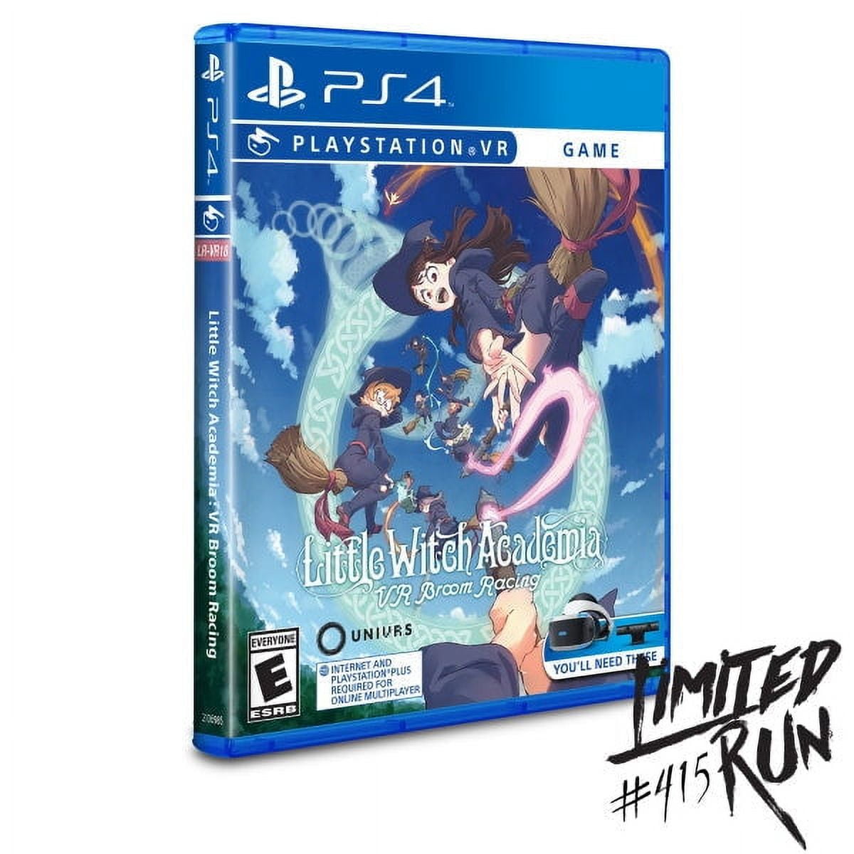 Limited Run Games on X: Soar through the skies of Luna Nova with Akko and  friends in Little Witch Academia: VR Broom Racing on PS4! ✨🧹 Pre-orders  close THIS SUNDAY at