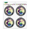 thumbnail image 1 of Little Witch Brewing Potions  Refrigerator Fridge Locker Vinyl Circle Magnet Set, 1 of 3