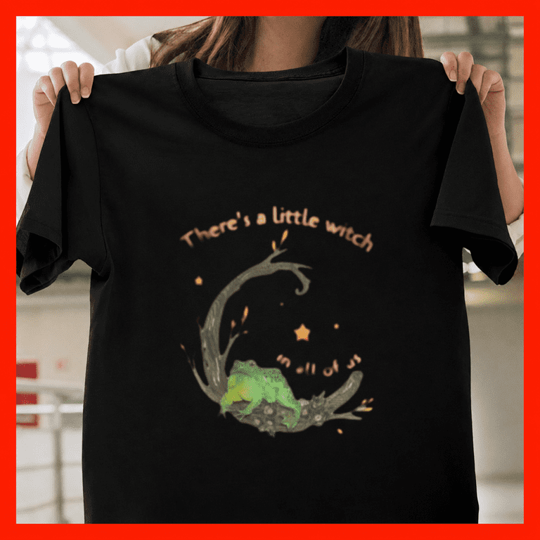Little Witch In All Of Us Magical Toad Spellcraft Art Unisex T-Shirt, S ...