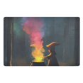thumbnail image 1 of Little Witch Makes Magic Potion Floor Door Mat Outdoor Indoor for Home Entrance Welcome Mats 32"x20", 1 of 8