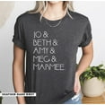 Little Women Character Names Literature Shirt Jo & Beth Amy Meg Marmee ...