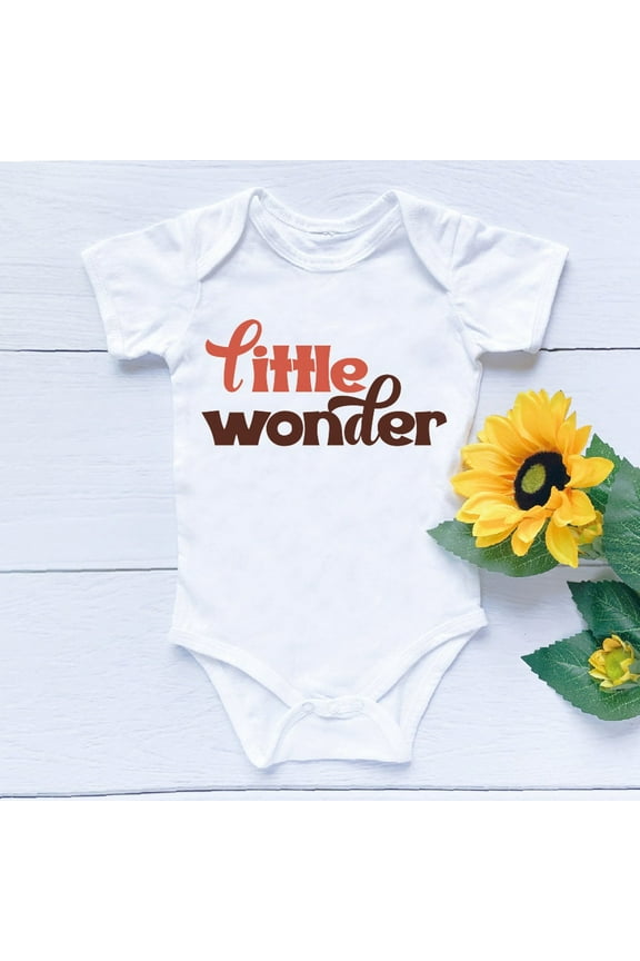 Little Wonder Bodysuit, Little Explorer Bodysuit Or Kids Tee, Retro Baby Bodysuit Cute Baby Onesie, BABY BODYSUIT LAT 4424