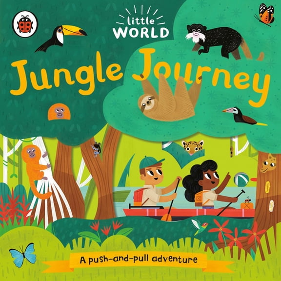 Pre-Owned Little World Jungle Journey: A Push-And-Pull Adventure, (Board Book)