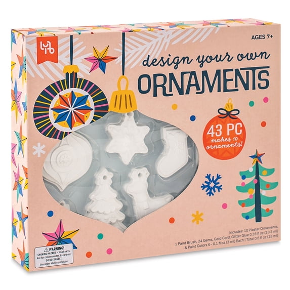 Little Yellow Bicycle Design Your Own Ornaments Kit