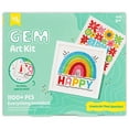 Little Yellow Bicycle Rainbow & Blooms Gem Art Kit 1100+ pc Set, DIY