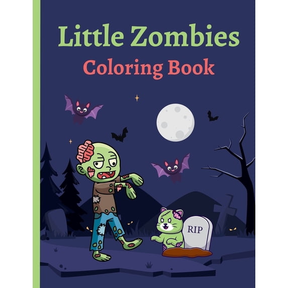 Little Zombies Coloring Book, (Paperback)