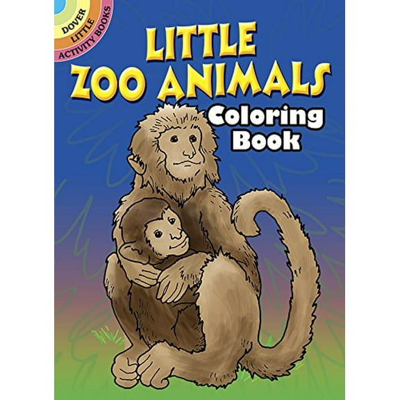 Pre-Owned Little Zoo Animals Coloring Book (Paperback) 0486264033 9780486264035