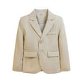 thumbnail image 1 of Little and Big Boy's Formal Blazers Casual Button Suit Jackets Dress School Sport Coats(Size:10-11 Years), 1 of 5