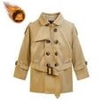 thumbnail image 1 of Little and Big Boys Single Breasted Trench Coat Dress Outerwear Khaki 5-6 Years, 1 of 7