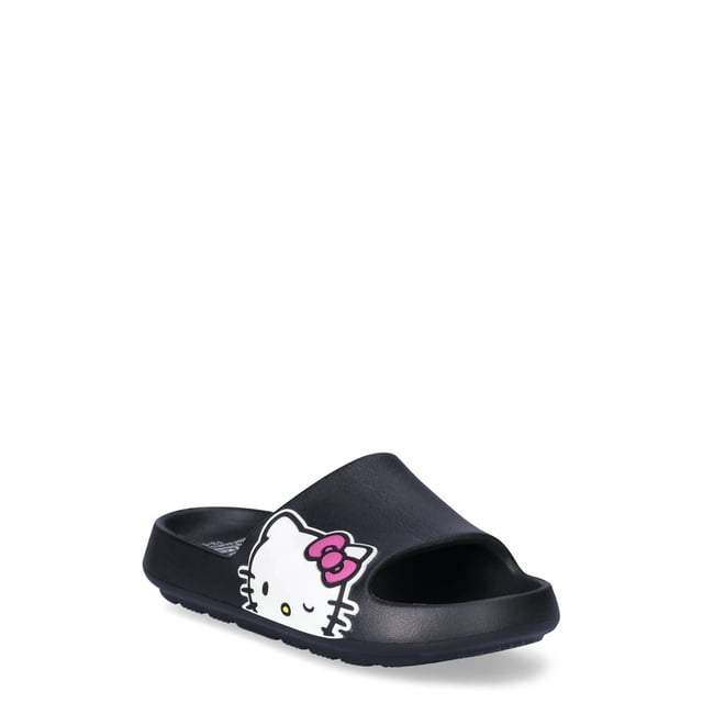 Little and Big Girls Hello Kitty License Slides, Sizes 13-5