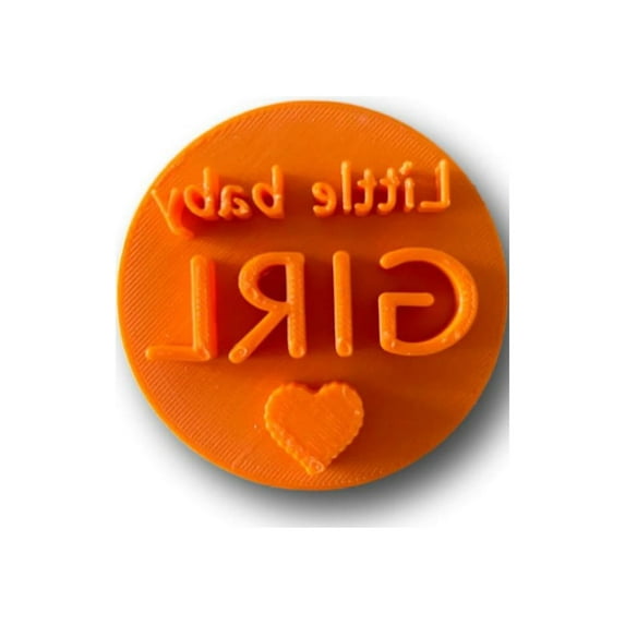Little baby GIRL Embosser/Stamp Cake Cookie Embosser, Icing Stamp