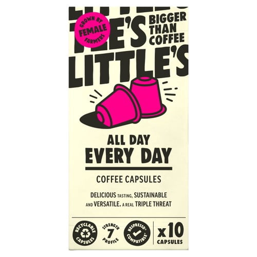 Little's All Day Every Day Nespresso Compatible Capsules, 10 pods per pack, British Import (Pack of 3)