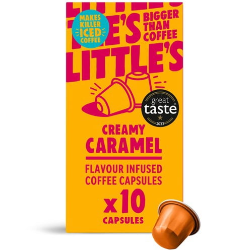 Little's Creamy Caramel Nespresso Compatible Capsules, 10 pods per pack, British Import (Pack of 3)