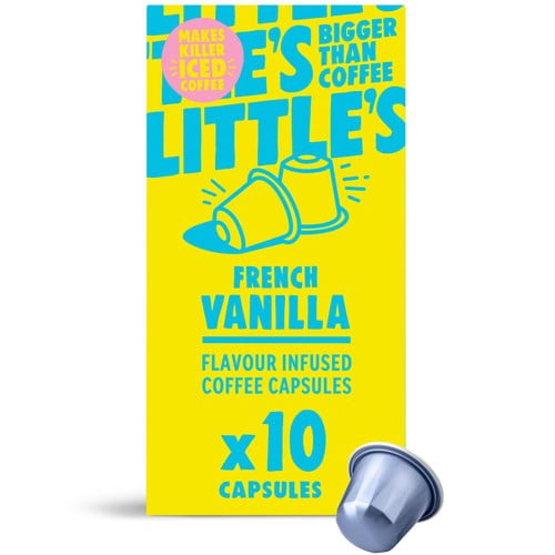 Little's French Vanilla Nespresso Compatible Capsules, 10 pods per pack, British Import (Pack of 3)