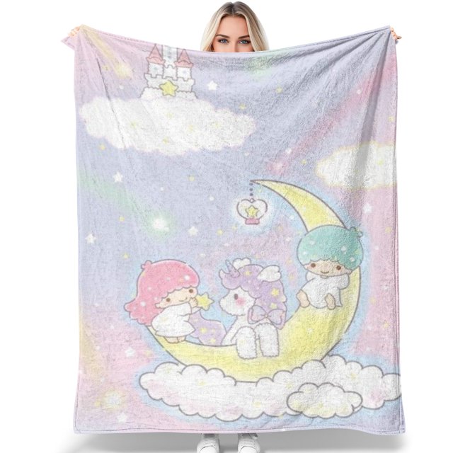 Little twin stars Throw Blanket,Weighted Blanket Super Soft Warm