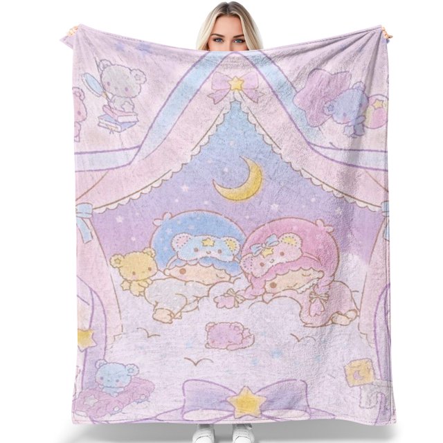 Little twin stars Throw Blanket,Weighted Blanket Super Soft Warm