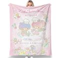 Little twin stars Throw Blanket,Weighted Blanket Super Soft Warm