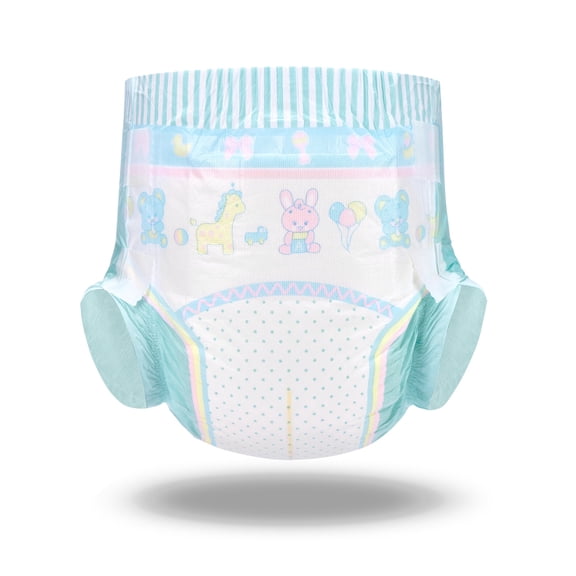 LittleForBig Adult Printed Diaper 2 Pieces - Baby Parade Diapers (L)