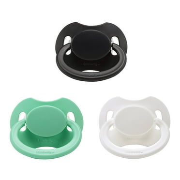 LittleForBig Bigshield Generation-II Adult-Sized Pacifier 3 Paci Pack - Black,White,Green