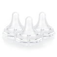 thumbnail image 1 of LittleForBig Silicone Soft Touch Adult Bottle Nipples Replacement Teat Compatible with LittleForBig Bottles - Textured Surface 3-Pack, 1 of 8