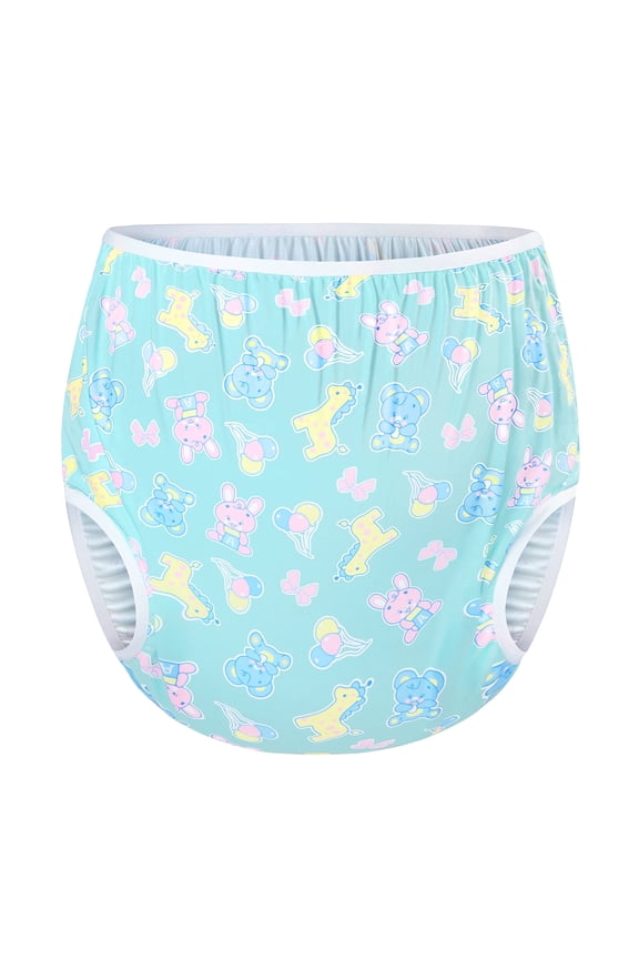 Washable Reusable Waterproof PUL Adult Cloth Pants PUL Pull Up Diaper Cover - Full Print Baby Parade M