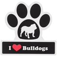 thumbnail image 1 of LittleGifts Bulldog Paw Car Magnet, 1 of 2