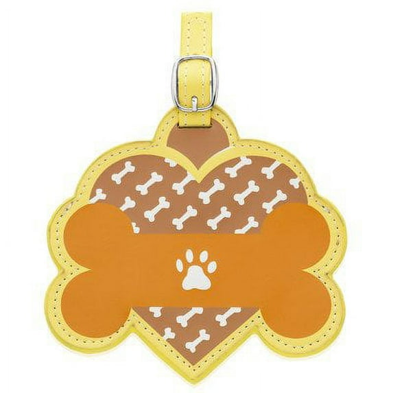 LittleGifts Dog Paws and Bone Luggage Tag