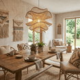 thumbnail image 1 of LittleGlovo Creative Flower-Shaped Rattan Pendant Light for Bar Counter, 1 of 15