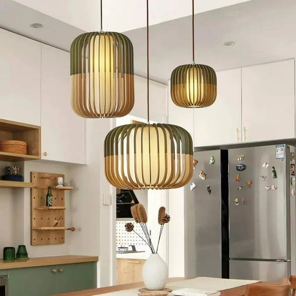 LittleGlovo Nordic Wooden Pendant Lamp For Dinning Room