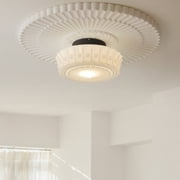 LittleGlovo Vintage Art Milk Glass Ceiling Light