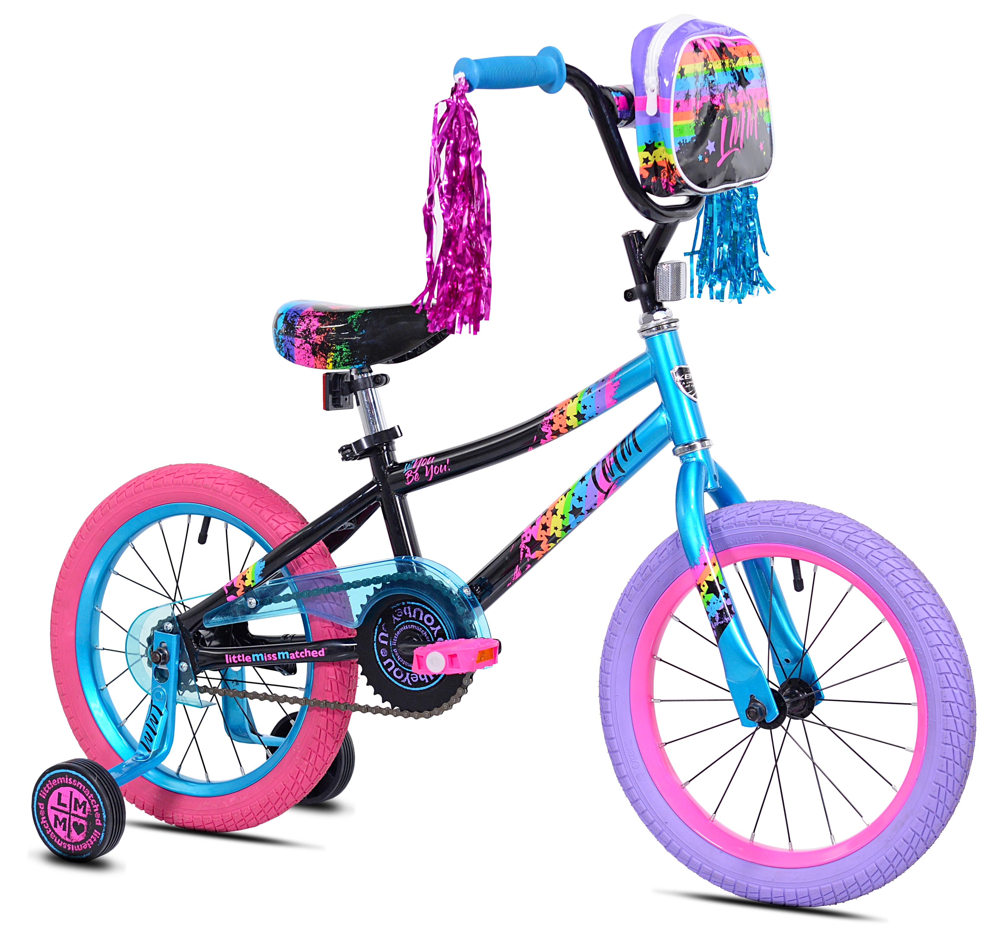 Rainbow bike for girl sale