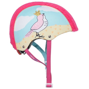 LittleMissMatched Furrr-Tastic Birdie Multi-Sport Child's Helmet, Pink/Blue
