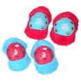 thumbnail image 1 of LittleMissMatched Furrr-Tastic Birdie Multi-Sport Child's Protective Pad Set, Pink/Blue, 1 of 9