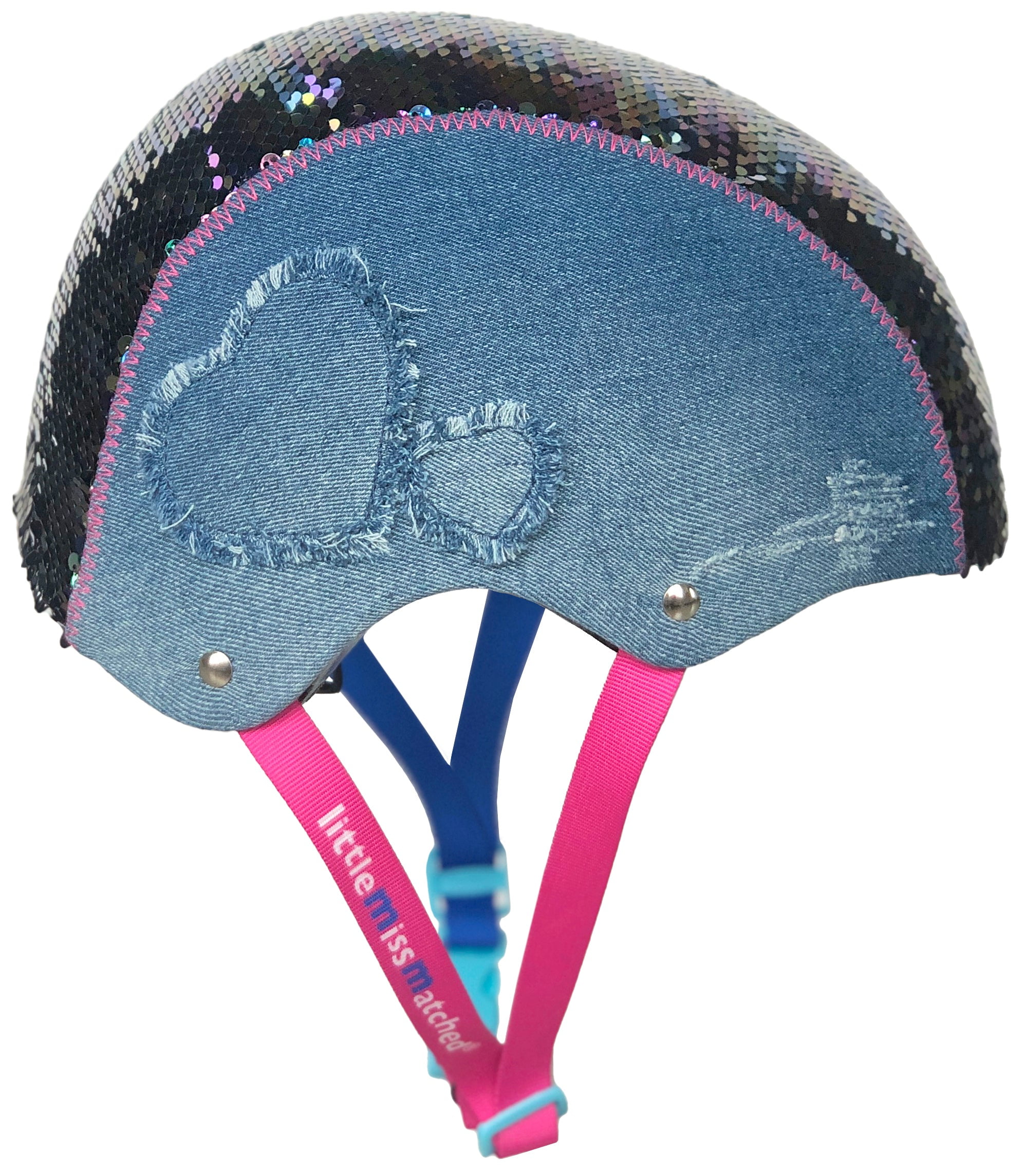 LittleMissMatched Magic Sequin & Denim Multi-Sport Girl's Child