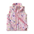 thumbnail image 1 of LittleSpring And Girls's Fleece Vest Warm Soft Lightweight Zipper Sleeveless Fall Coat Outerwear Jackets Whit Pockets kids Size 10, 1 of 7